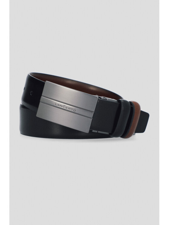Lancerto Lancerto Pasek Męski Gale PS073224000003 Czarny