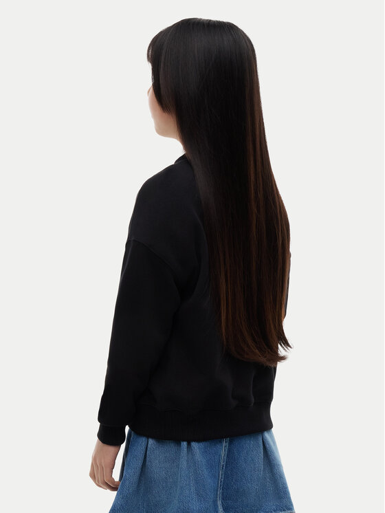 Tommy Hilfiger Tommy Hilfiger Суитшърт KG0KG09490 Черен Regular Fit