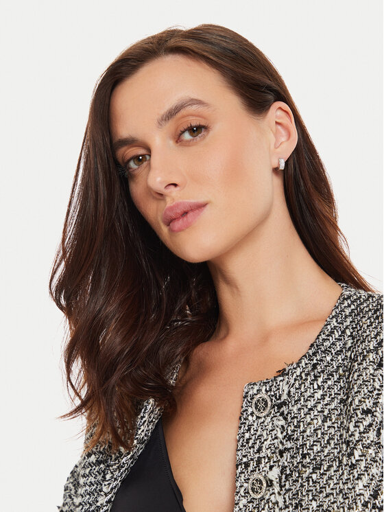 Guess Guess Kolczyki JUBE04 583JW Srebrny