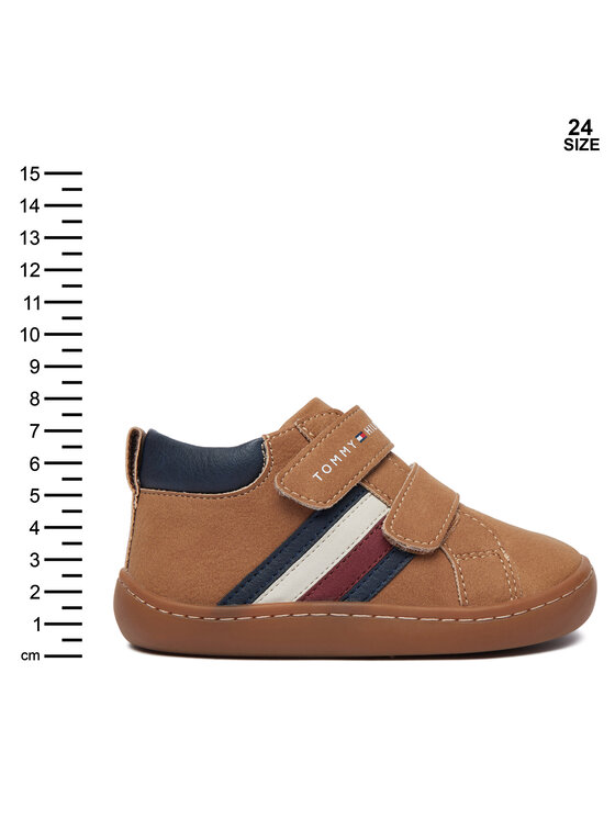 Tommy Hilfiger Tommy Hilfiger Сникърси Mid Cut Velcro Sneaker T1XH-35223-1269A242 Кафяв