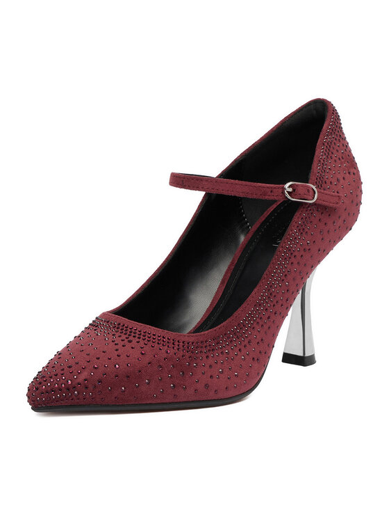Nine West Nine West Pantofi cu toc subțire CEO-LP90858-296 Vișiniu