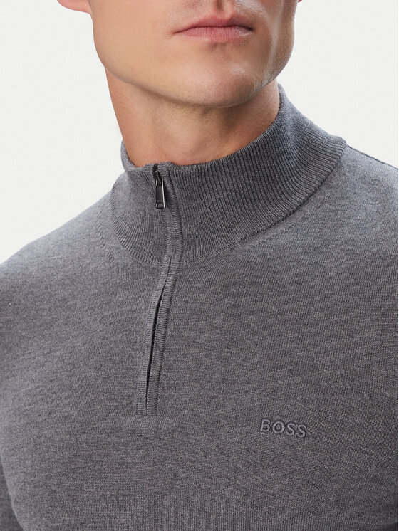 BOSS BOSS Sveter H-Ebenji-L 50571928 Sivá Slim Fit