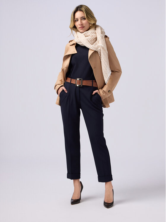 Oltre Oltre Pantaloni di tessuto P287R008384N034 Blu Regular Fit