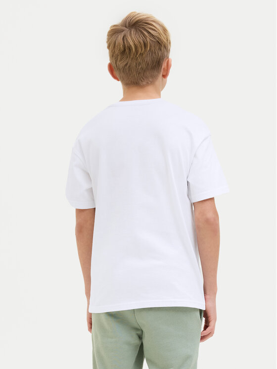 Jack&Jones Jack&Jones Majica Detroit 12269816 Bela Relaxed Fit