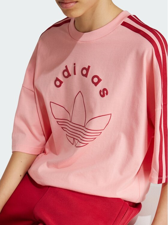adidas adidas T-Shirt 136767 Różowy jasny Loose Fit
