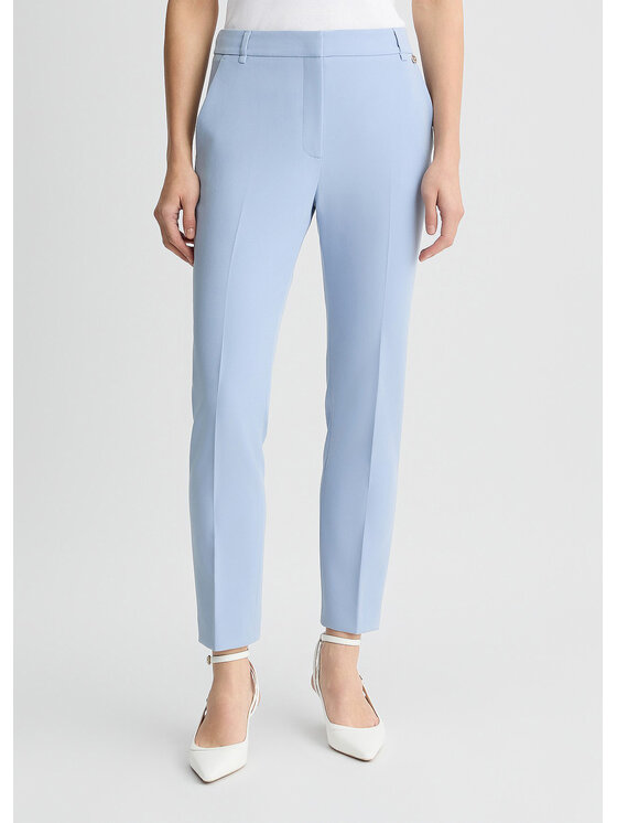 Liu Jo Pantaloni di tessuto CA5367T2200X0647 Celeste Regular Fit