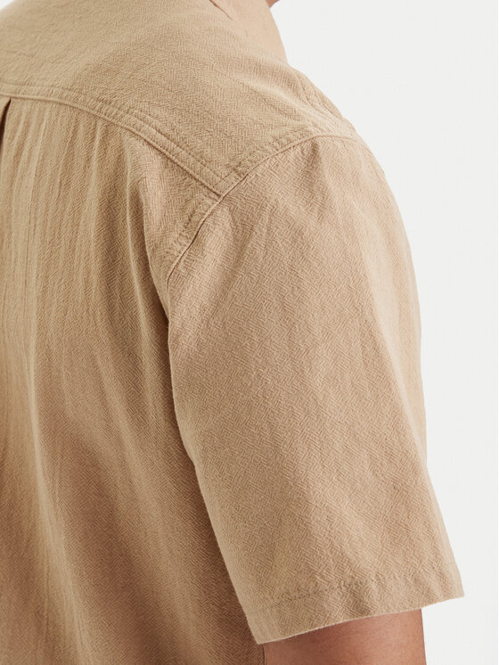 Quiksilver Quiksilver Hemd Time Box EQYWT04622 Beige Regular Fit