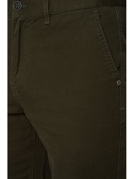 Lancerto Lancerto Szorty materiałowe Mauritius Zielony Regular Fit