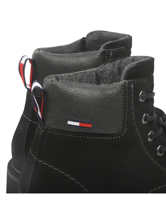 Tommy Jeans Tommy Jeans Ορειβατικά παπούτσια Bran Short lace Up EM0EM01059 Μαύρο