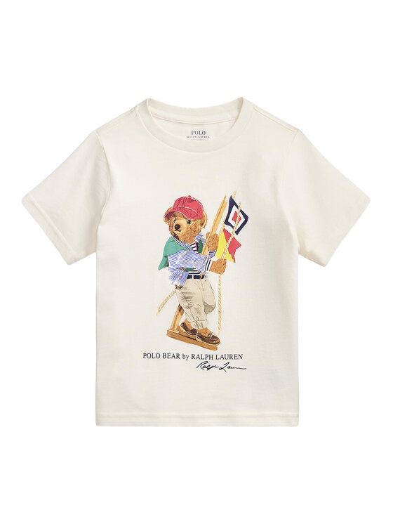 Polo Ralph Lauren Polo Ralph Lauren Tricou 322A12428002 Écru Regular Fit