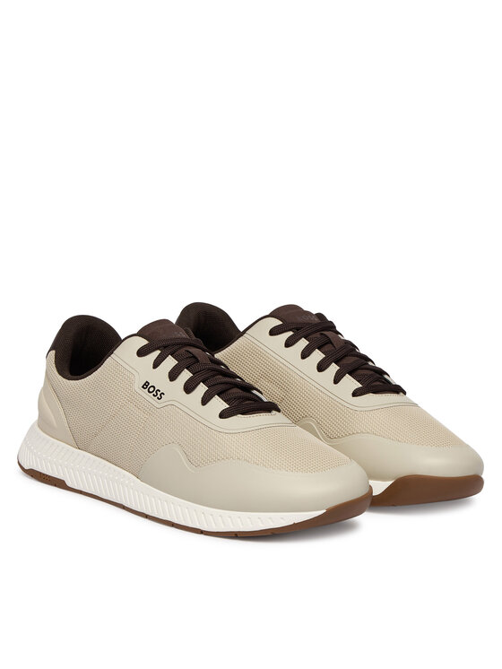 BOSS BOSS Sneakersy Titanium Runn 50563962 Beżowy