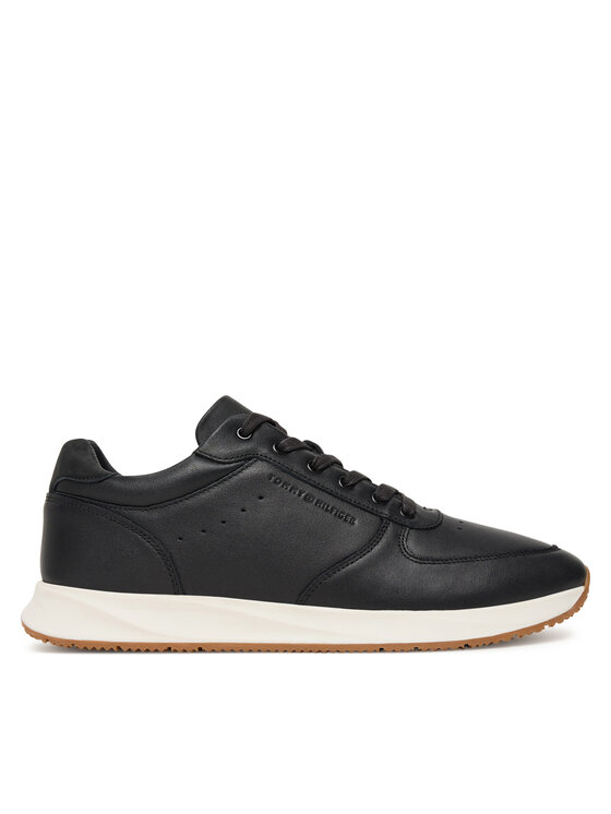 Tommy Hilfiger Tommy Hilfiger Tenisice Premium Leather Hybrid FM0FM05700 Crna