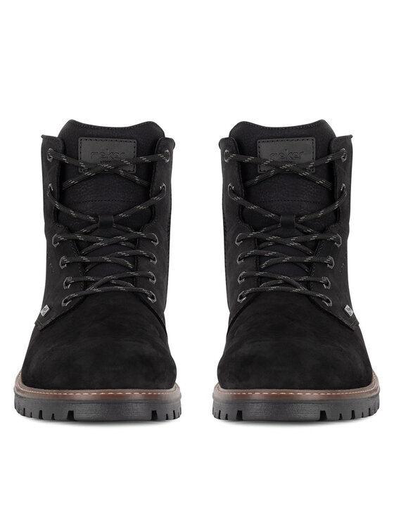 Rieker Rieker Schnürschuhe F3606-00 Schwarz