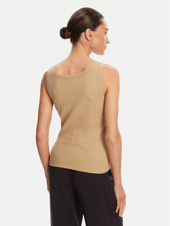 Rinascimento Rinascimento Top CFC0124040003 Beżowy Regular Fit