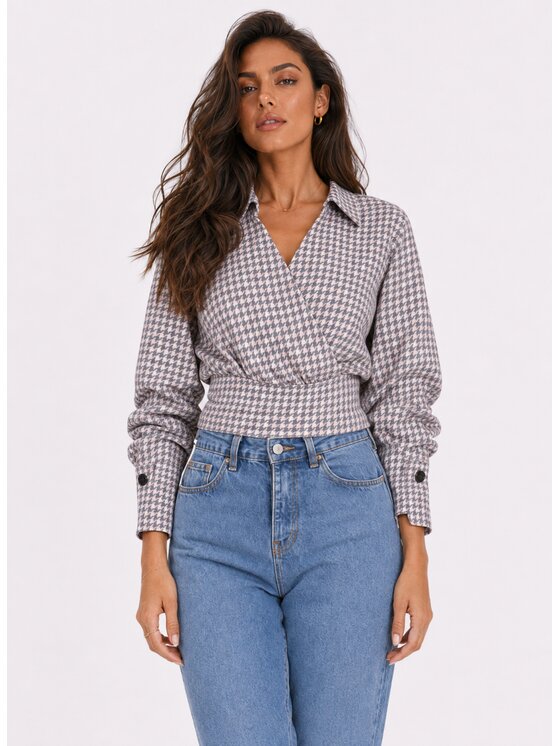Agatha Studio Agatha Studio Koszula A26SS-AL-K04 Różowy Slim Fit