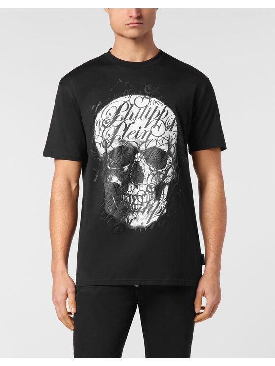 PHILIPP PLEIN PHILIPP PLEIN T-Shirt 24635 Czarny Regular Fit