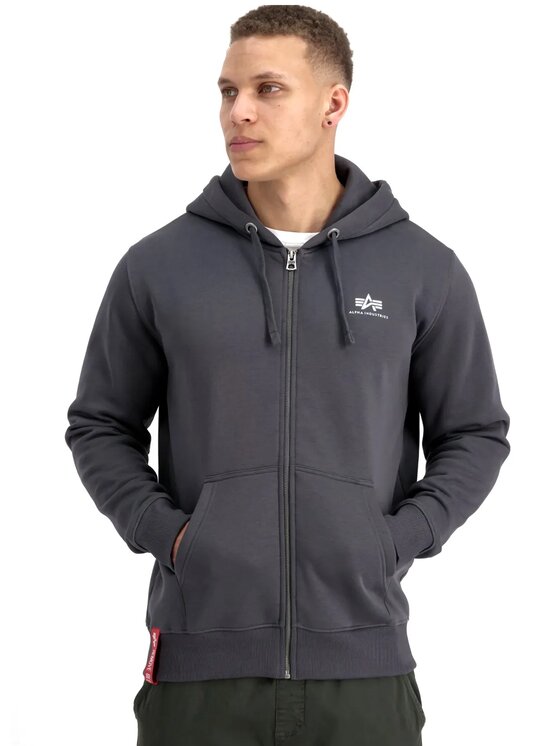 Alpha Industries Alpha Industries Mikina AI.118342-684-M Sivá Regular Fit