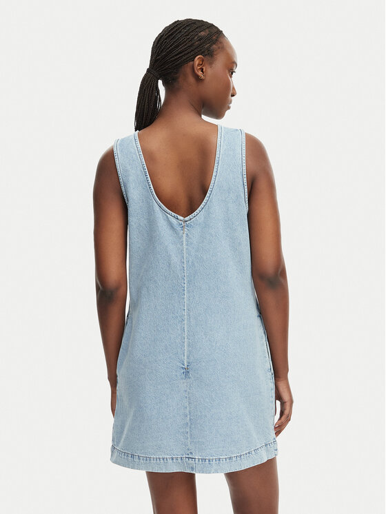 Calvin Klein Jeans Calvin Klein Jeans Дънкова рокля LV047F499G Син Regular Fit