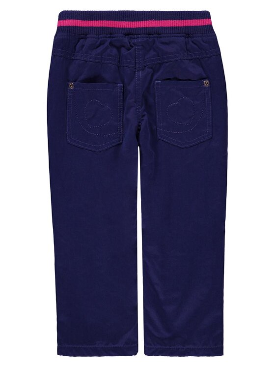 Kanz Kanz Spodnie materiałowe 1923714-3029 Granatowy Basic Fit
