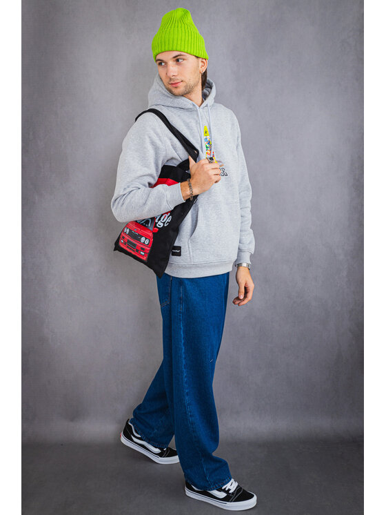 Kamuflage Kamuflage Bluza Traffic Szary Loose Fit