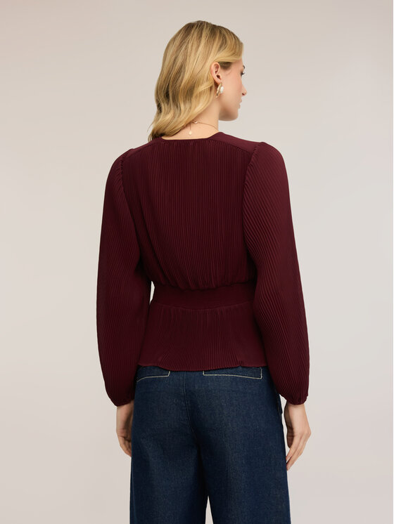 Motivi Motivi Blusa 2021Q001920N036 Bordeaux Regular Fit