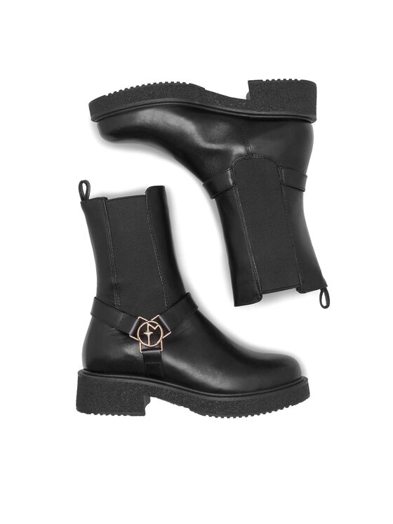 Eva Minge Eva Minge Klassische Stiefeletten SPEZIA-01 Schwarz