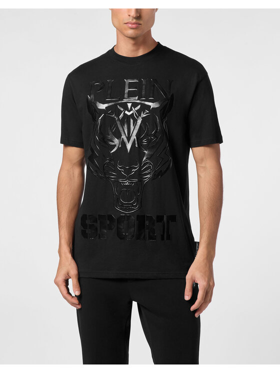 Plein Sport Plein Sport Tričko 10155 Čierna Regular Fit
