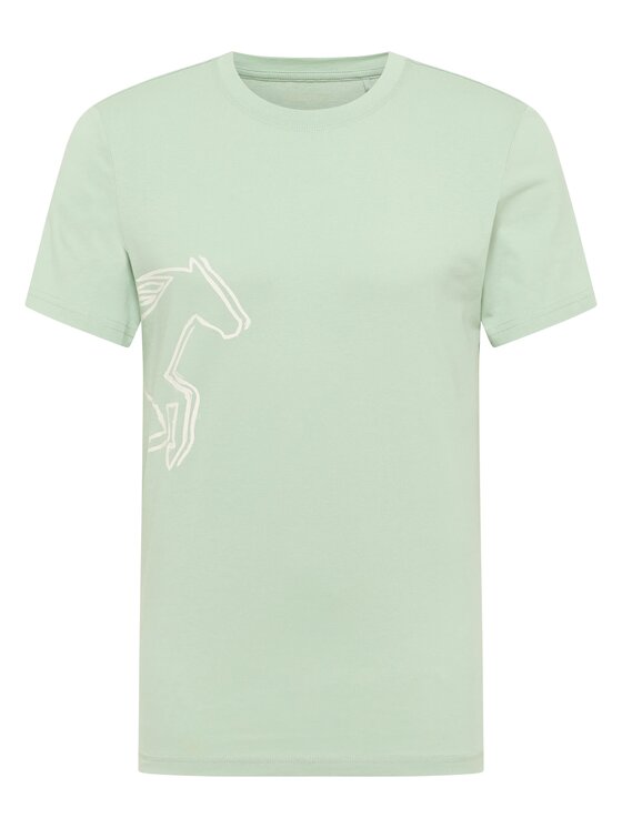 Mustang Mustang T-Shirt Style Austin Zielony Regular Fit
