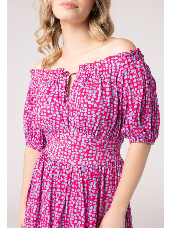 LAURELLA LAURELLA Letní šaty Laurella 4UL098514 Růžová Regular Fit