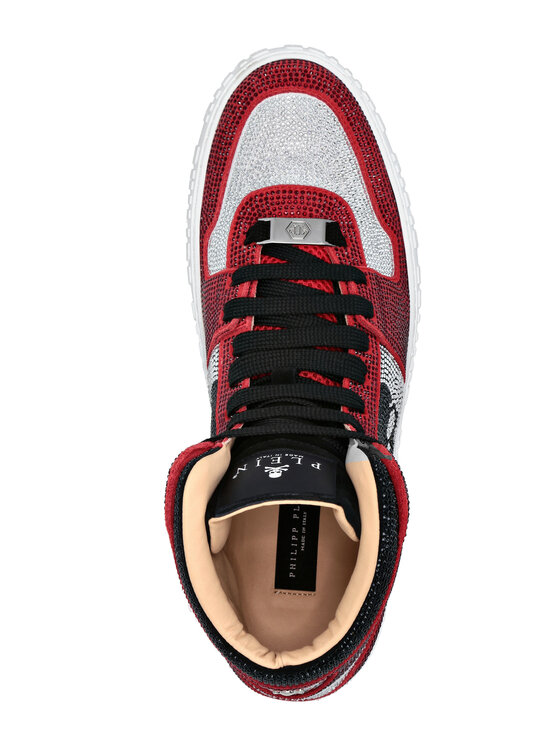PHILIPP PLEIN PHILIPP PLEIN Sneakersy 1413 Czerwony
