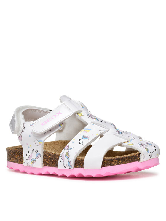 Geox Geox Sandały B Sandal Chalki B452RA 0FCHH C1000 M Biały