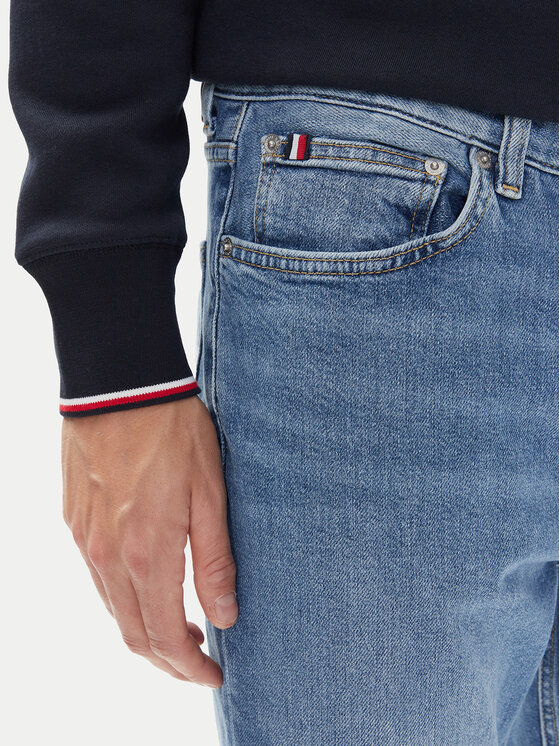 Tommy Hilfiger Tommy Hilfiger Džinsi Mercer MW0MW39656 Zils Straight Fit