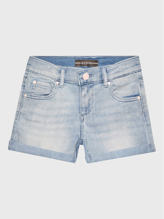 Guess Guess Pantaloni scurți de blugi J3GD15 D4CA0 Albastru Regular Fit