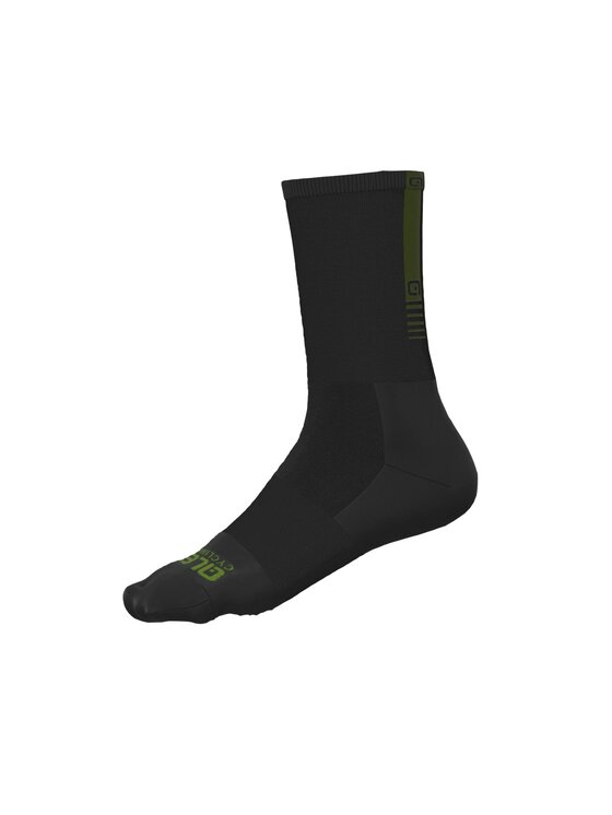 Skarpety unisex Alé Cycling, Czarny, Thermo Green