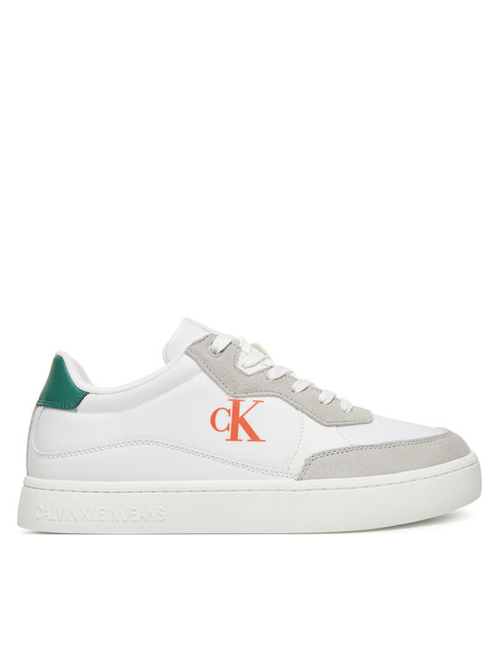 Calvin Klein Jeans Calvin Klein Jeans Sneakersy Classic Cupsole Mg Nylon Mix YM0YM01304 Biały