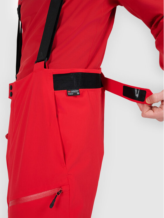 4F 4F Spodnie narciarskie SKI PERFORMANCE Czerwony Regular Fit