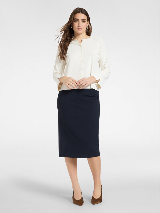 Elena Mirò Elena Mirò Cardigan M562Z100752N011 Bianco Regular Fit