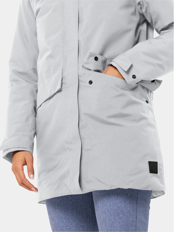 Jack Wolfskin Jack Wolfskin Зимова куртка Tempelhof Coat 1116151 Сірий Regular Fit
