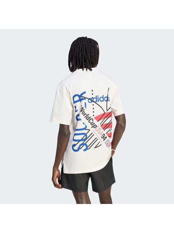 adidas adidas Koszulka techniczna 165582 Biały Regular Fit