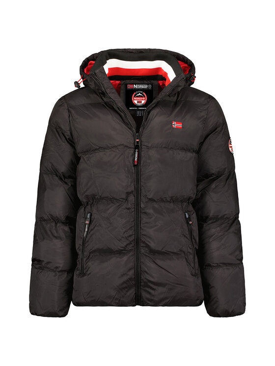 Geographical Norway Geographical Norway Parka WY4478H/GN-BLACK Czarny Reglan Fit