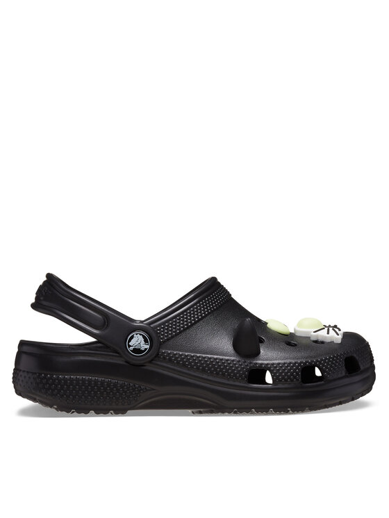Dziecięce Klapki Crocs, Rozmiar 38/39, Czarne, Classic Glow Black Cat Clog K 210387