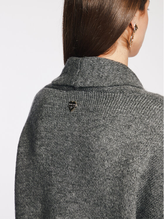 Rage Age Rage Age Cardigan Emma Grigio Relaxed Fit