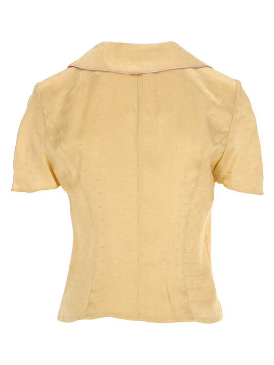 Potis & Verso Potis & Verso Marynarka Rosana Żółty Slim Fit