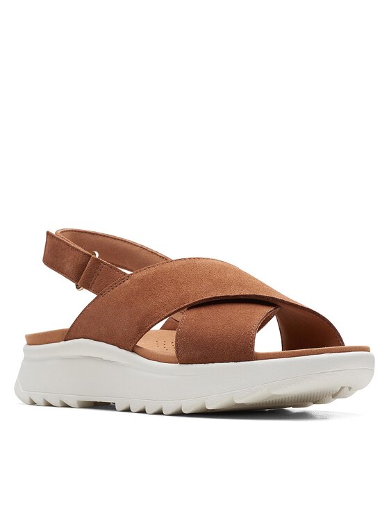 Clarks Сандали DashLite Wish 26171950 Кафяв