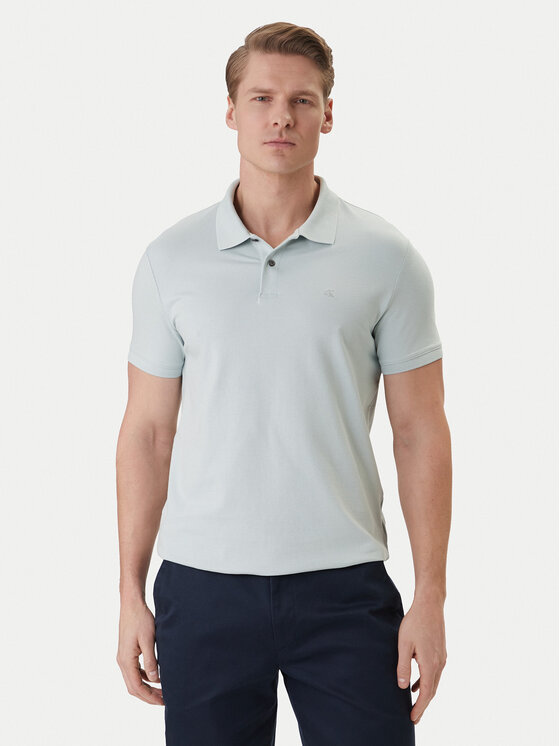 Calvin Klein Tricou polo LV04LC254G Verde Slim Fit