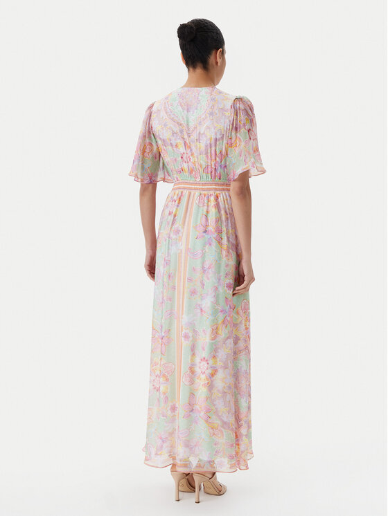 Hale Bob Hale Bob Sukienka letnia with silk 4ZCA610M Kolorowy Regular Fit