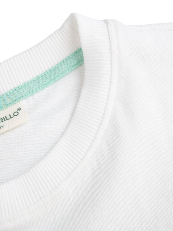 Coccodrillo Coccodrillo Majica WC5143210VBB Bela Regular Fit