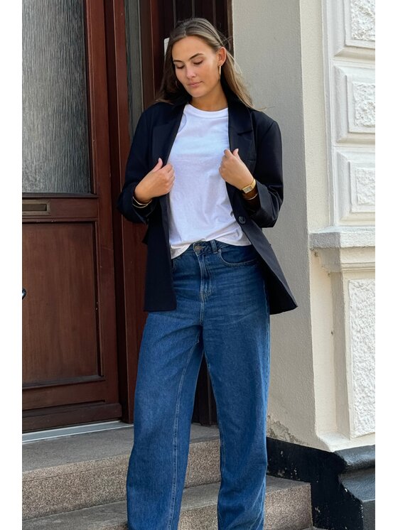 TeeShoppen TeeShoppen Marynarka 'Oversized Collection' Czarny Oversize