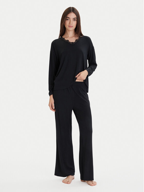 Ysabel Mora Ysabel Mora Пижама 10773 Черен Relaxed Fit