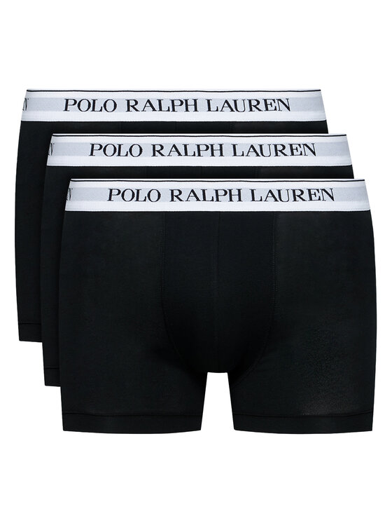 Polo Ralph Lauren 3 bokseršortu pāru komplekts 714830299008 Melns